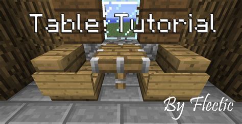 How To Make A Fancy Table In Minecraft