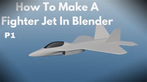 How To Make A Fighter Jet In Blender