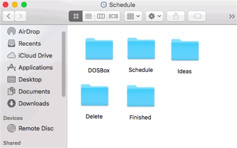 how to make a file in a folder mac
