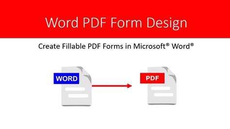 how to make a fillable pdf in word