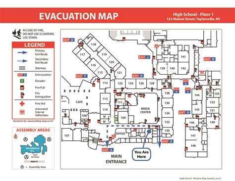 how to make a fire evacuation map