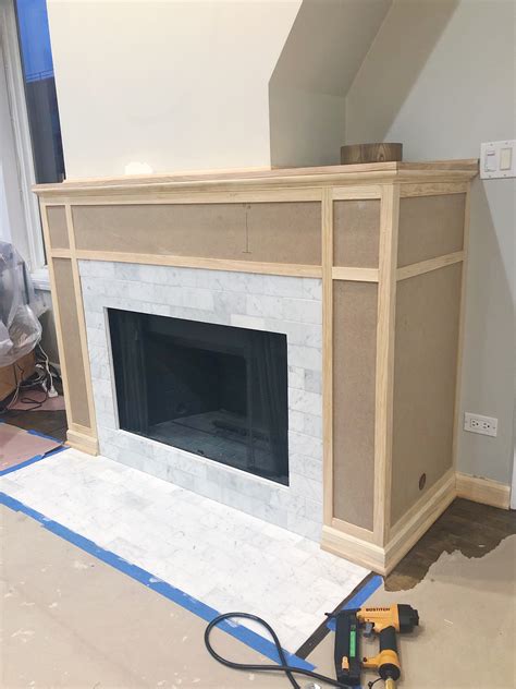 how to make a fireplace mantle