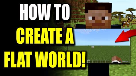 how to make a flat world in minecraft iphone