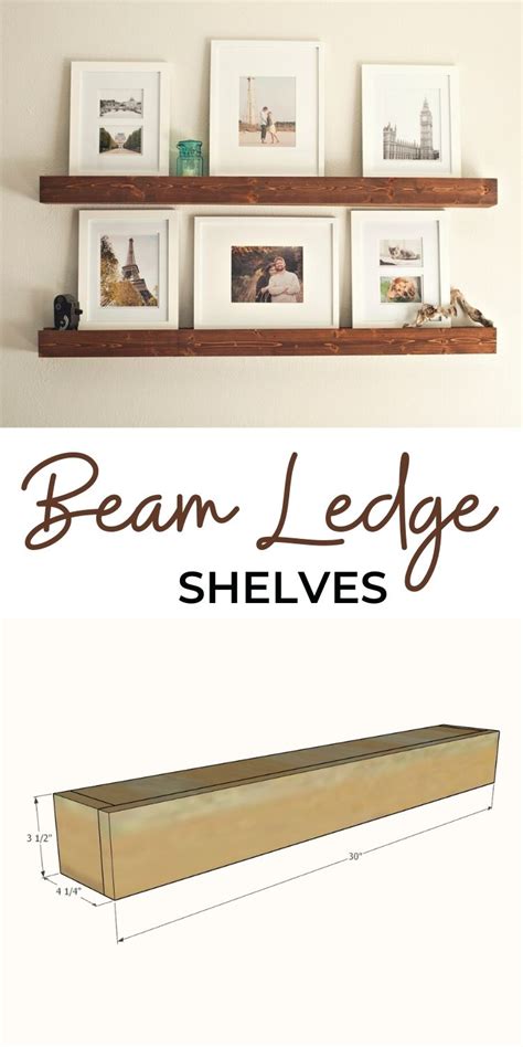How To Make A Floating Beam Shelf