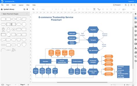 how to make a flow map in excel
