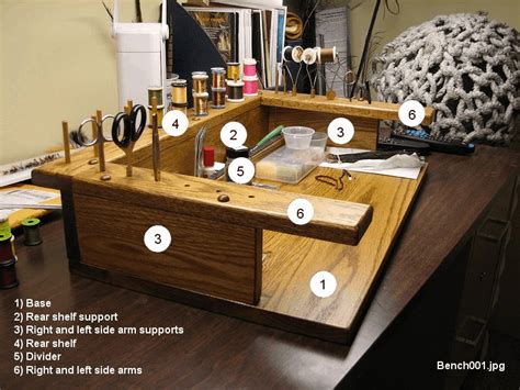 Fly Tying Bench Plans Step By Step Instructions with Images