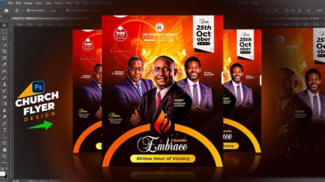 how to make a flyer for church