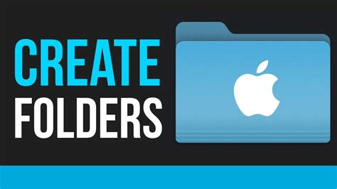 how to make a folder on mac air