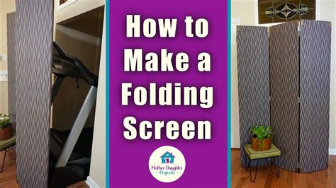 How To Make A Folding Privacy Screen