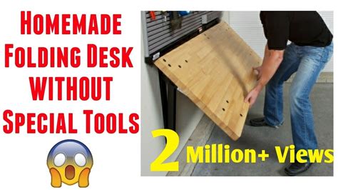 how to make a folding table attached to the wall