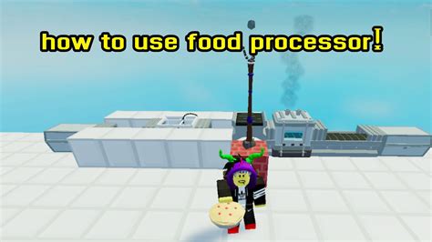 How To Make A Food Processor In Roblox Islands