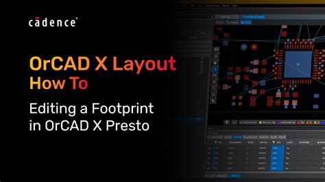 How To Make A Footprint In Orcad