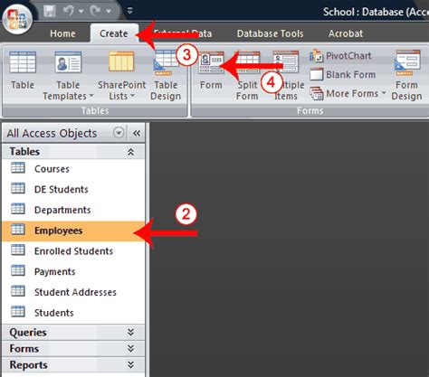 how to make a form smaller in access