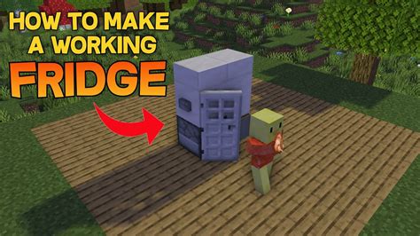 How To Make A Fridge In Minecraft Java Edition