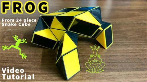 How To Make A Frog With Snake Cube