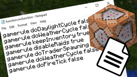 How To Make A Function In Minecraft Bedrock
