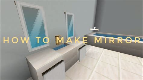How To Make A Functional Mirror In Minecraft