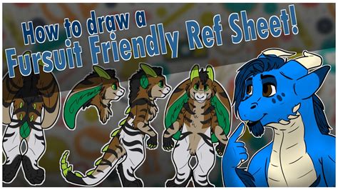 how to make a fursuit reference sheet