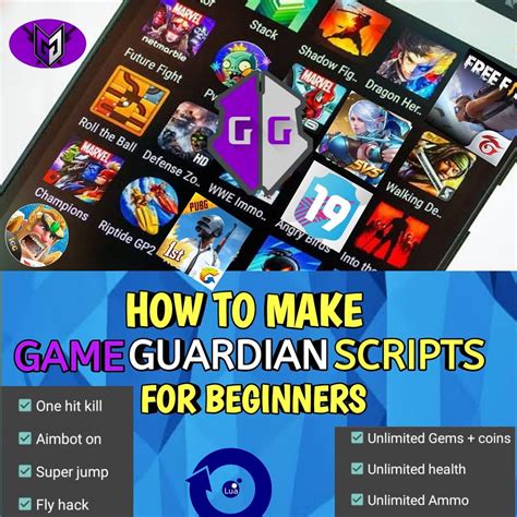 how to make a game guardian script