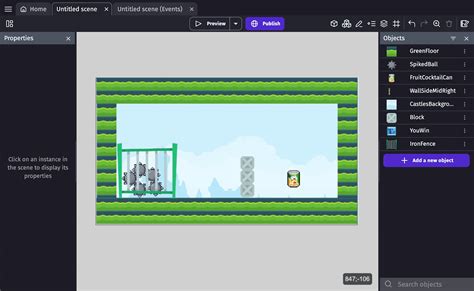 how to make a game in gdevelop