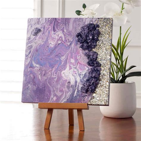 How To Make A Geode Canvas