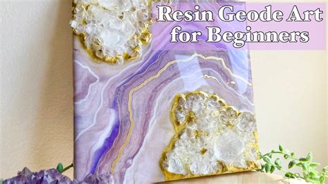 How To Make A Geode On Canvas