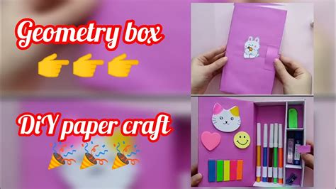 How To Make A Geometry Box With Paper