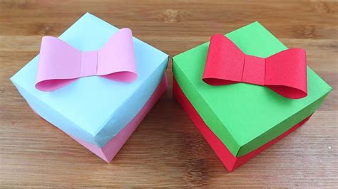 How To Make A Gift Box Tutorial