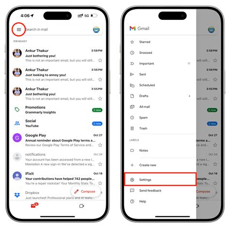 how to make a gmail on iphone