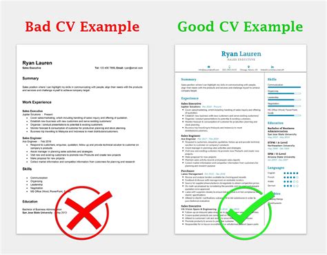 how to make a good cv free