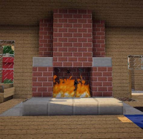 how to make a good fireplace in minecraft