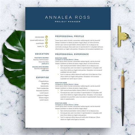 how to make a good looking resume in word
