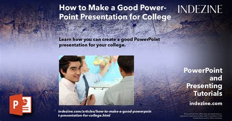 how to make a good powerpoint presentation for university