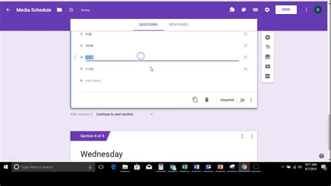 how to make a google form for scheduling
