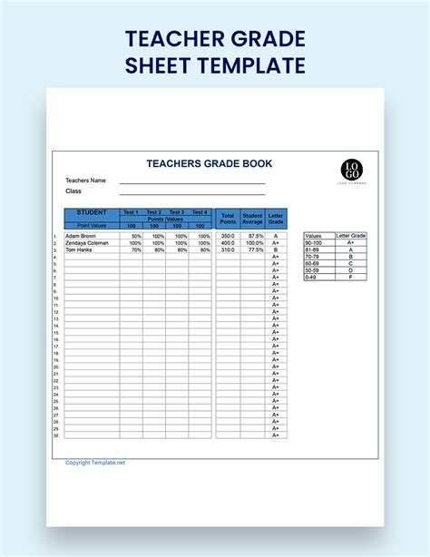 How To Make A Grade Sheet In Google Sheets