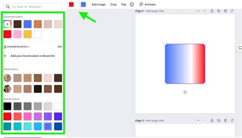 how to make a gradient background in canva