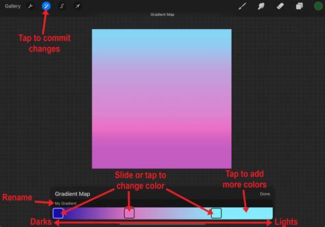 how to make a gradient layer in procreate