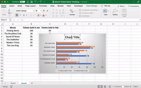 how to make a graph in excel sheet
