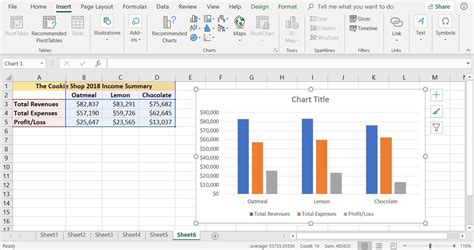 how to make a graph in excel with data from different columns