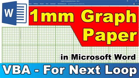 How To Make A Graphing Paper In Word