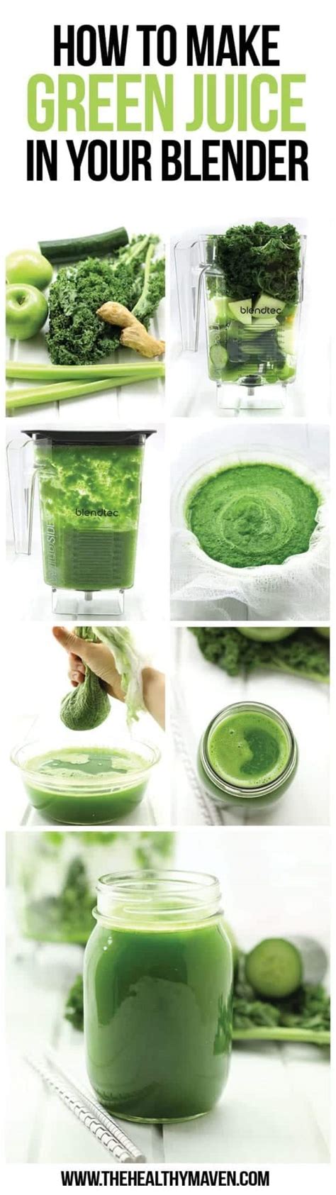How To Make A Green Juice In A Blender