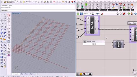 how to make a grid in grasshopper