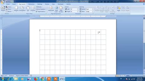 how to make a grid in word doc