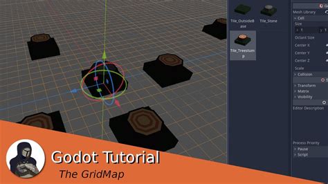 how to make a grid map in godot