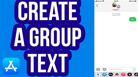 how to make a group text on an iphone