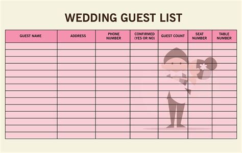 how to make a guest list