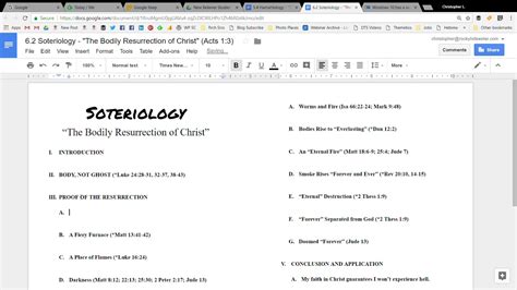 how to make a handout on google docs