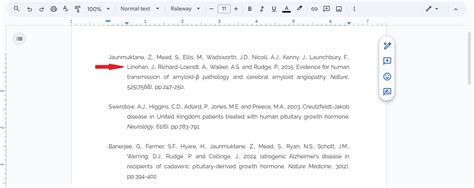 how to make a hanging indent in google docs apa