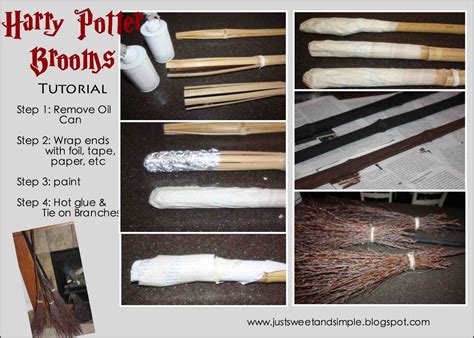 how to make a harry potter broomstick