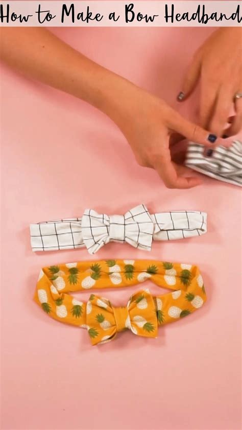 How To Make A Headband With A Bow
